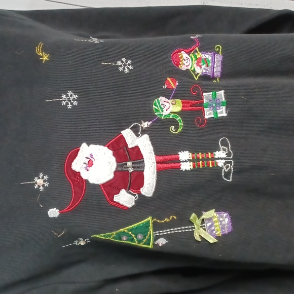 White Stag ugly Christmas X-Mas Sweater Santa Claus Plus Size 22W 24W - Picture 2 of 7